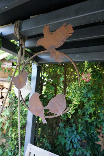Ring with 4 Birds