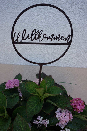Piquet de jardin "Bienvenue"