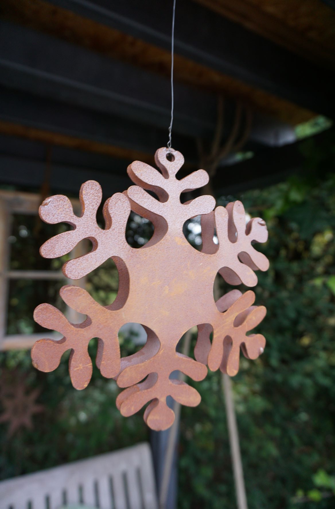 Edelrost Christbaumschmuck