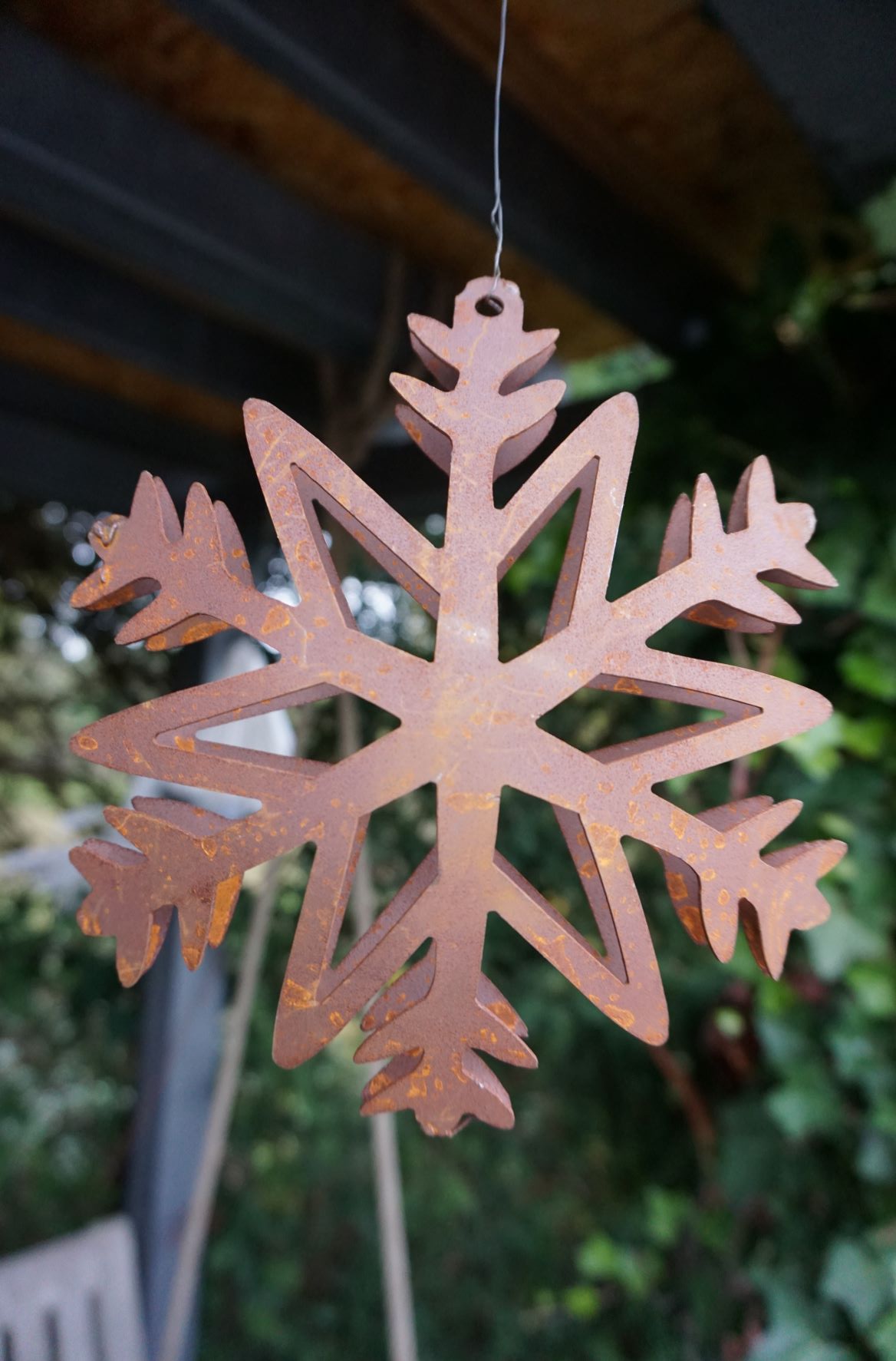 Edelrost Christbaumschmuck