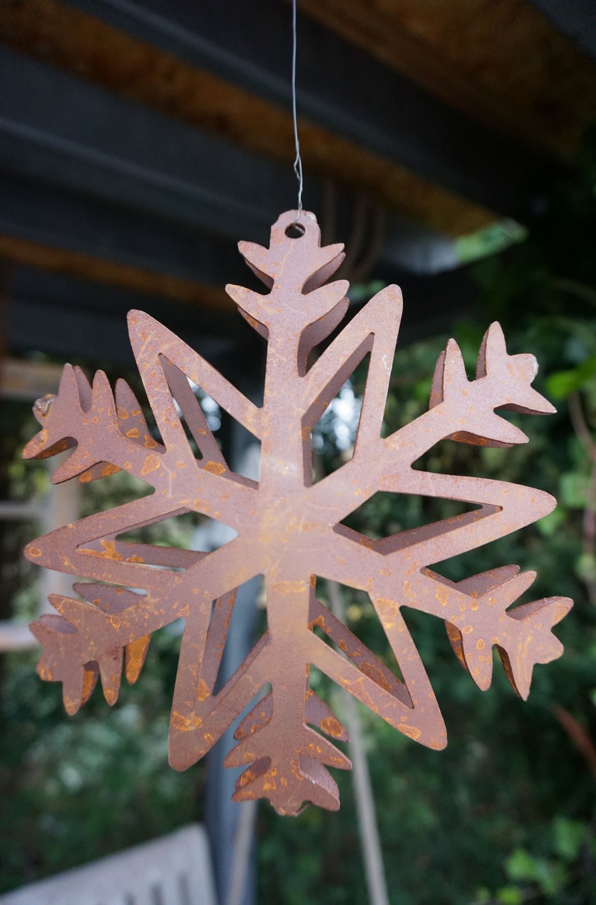 Edelrost Christbaumschmuck