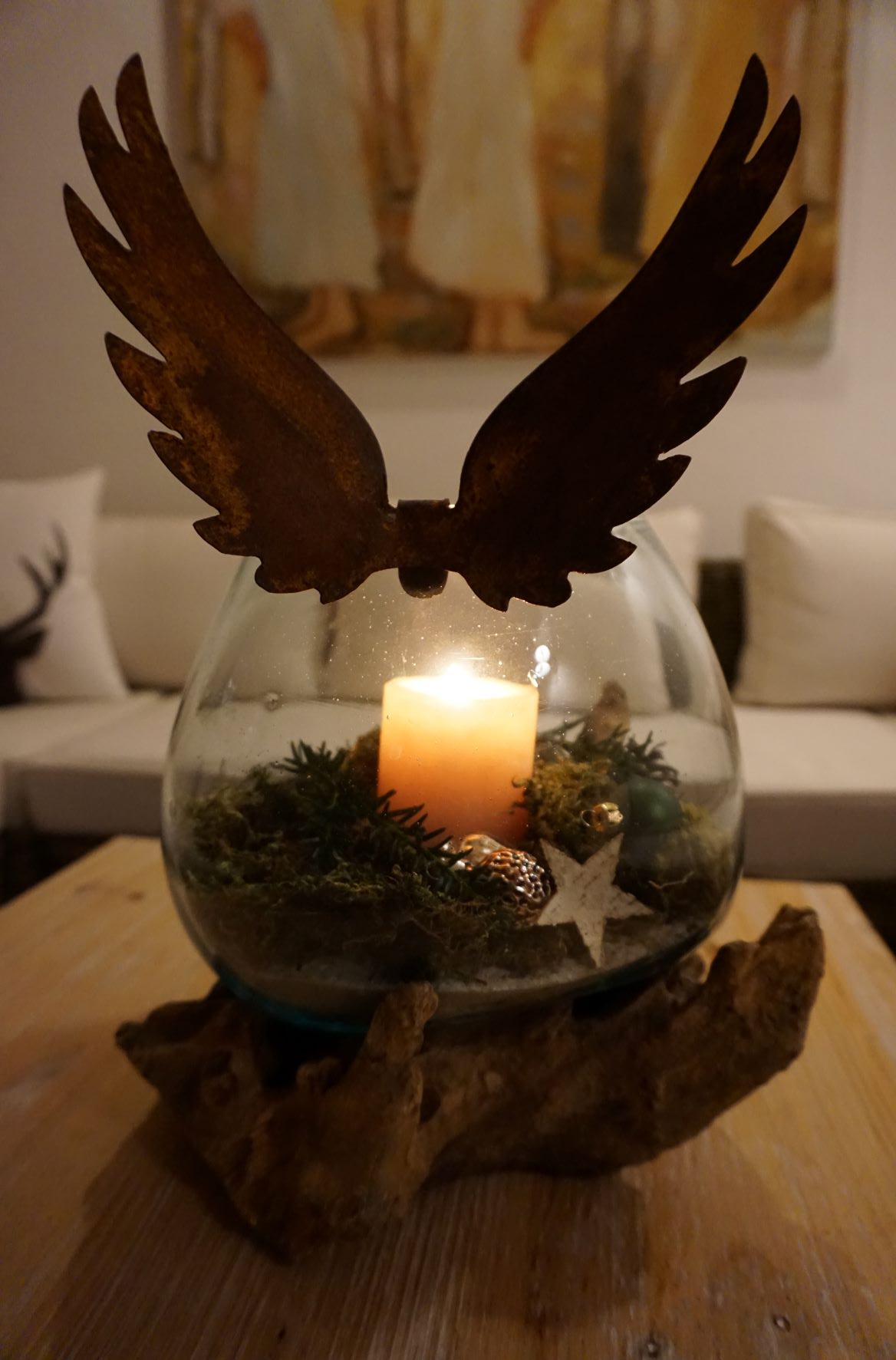 Ailes d'ange battantes