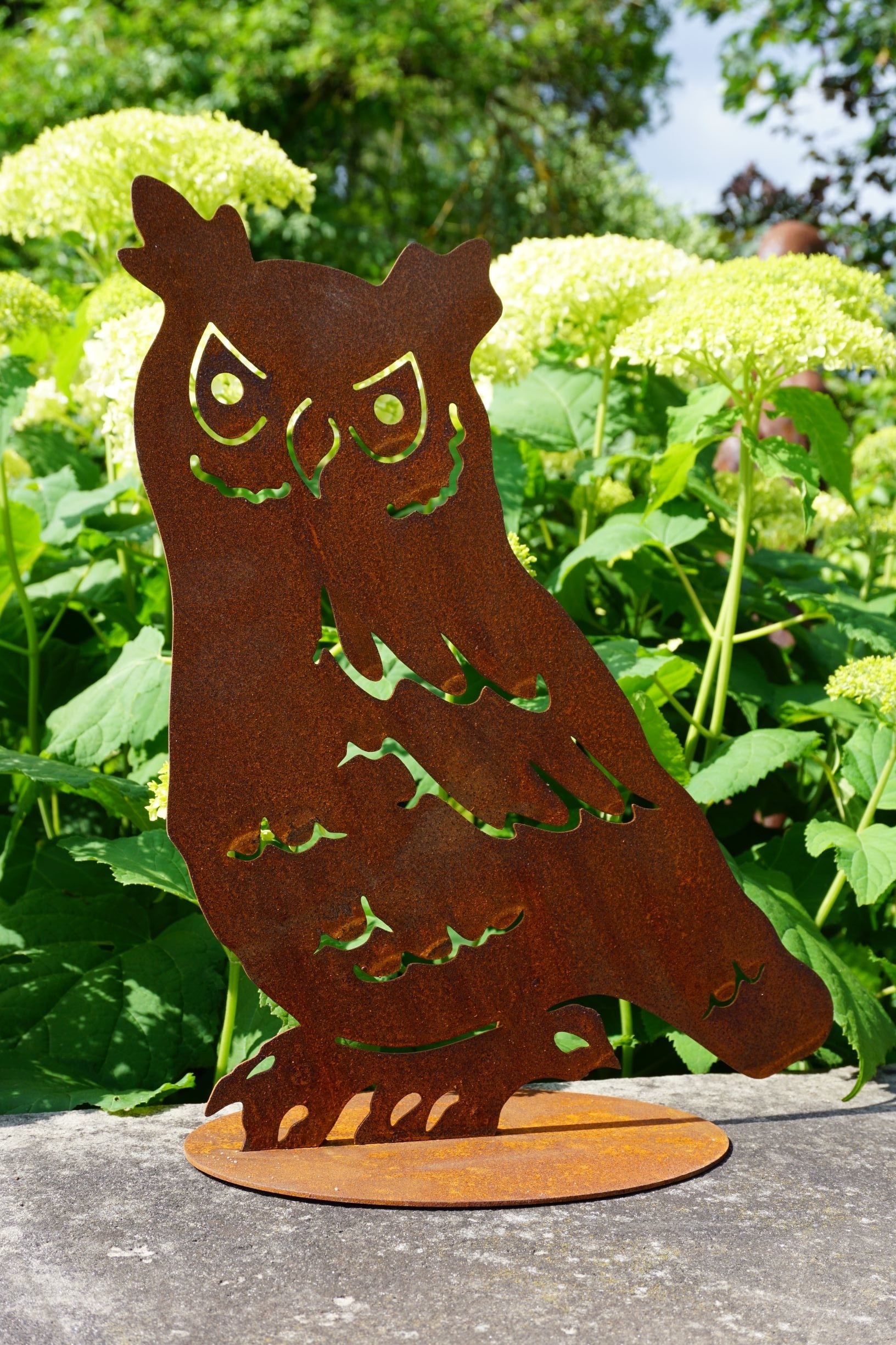 Noble Rust Decorative Owl Figurine