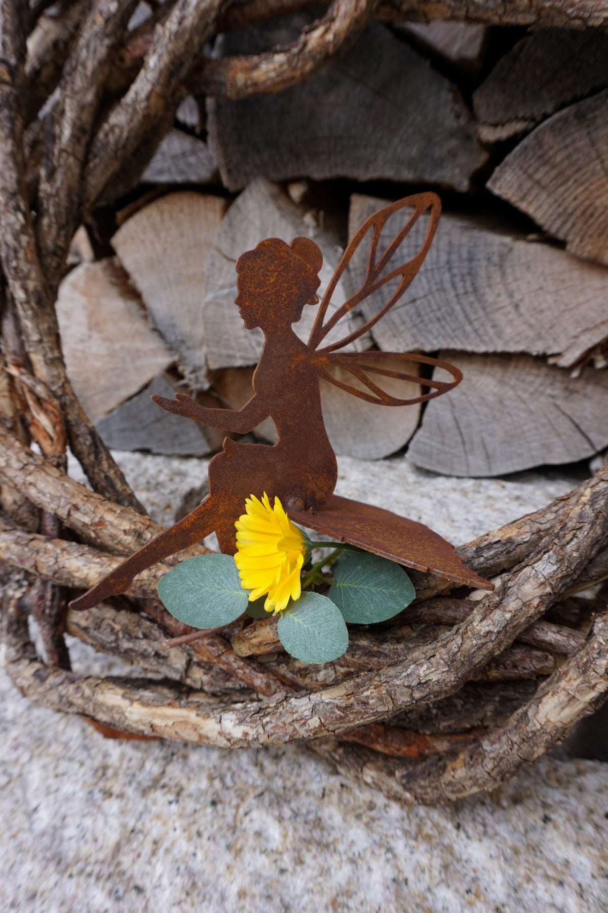 fairy sitting on a leaf