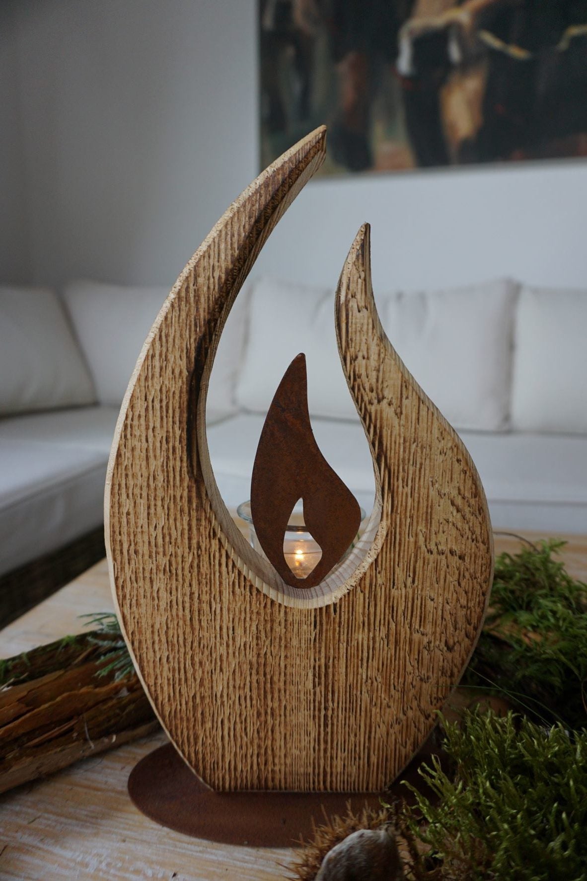 Tischleuchte "Flamme"