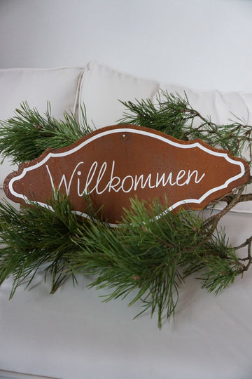 Antique Sign "WELCOME"