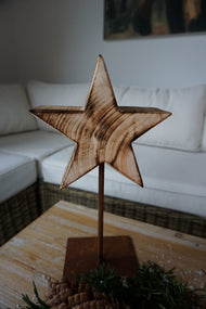 Wooden star "Joni"