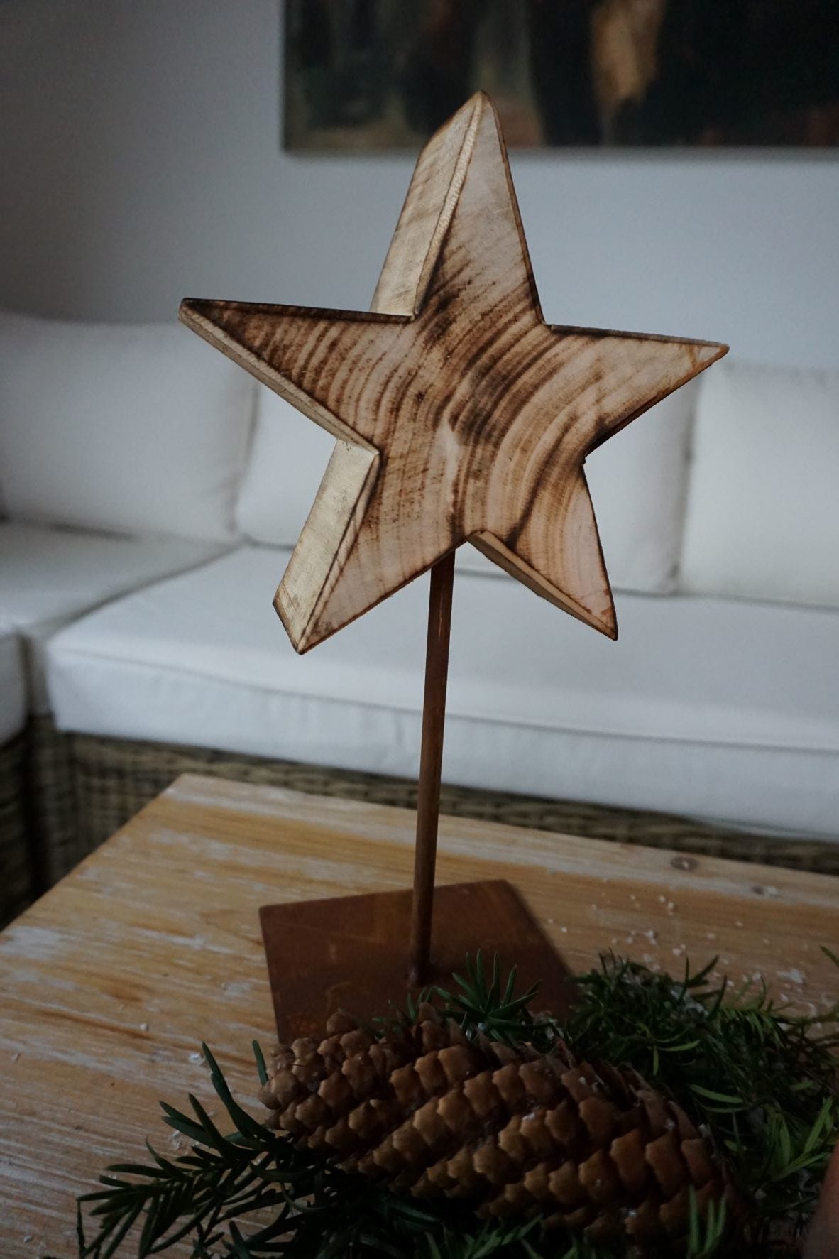 Wooden star "Joni"