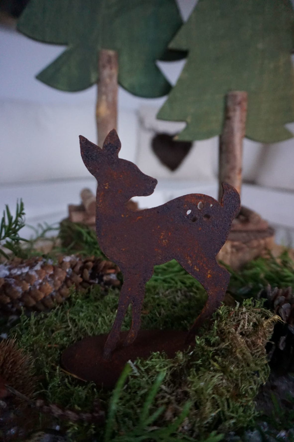 small fawn on a plate
