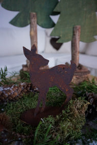 small fawn on a plate