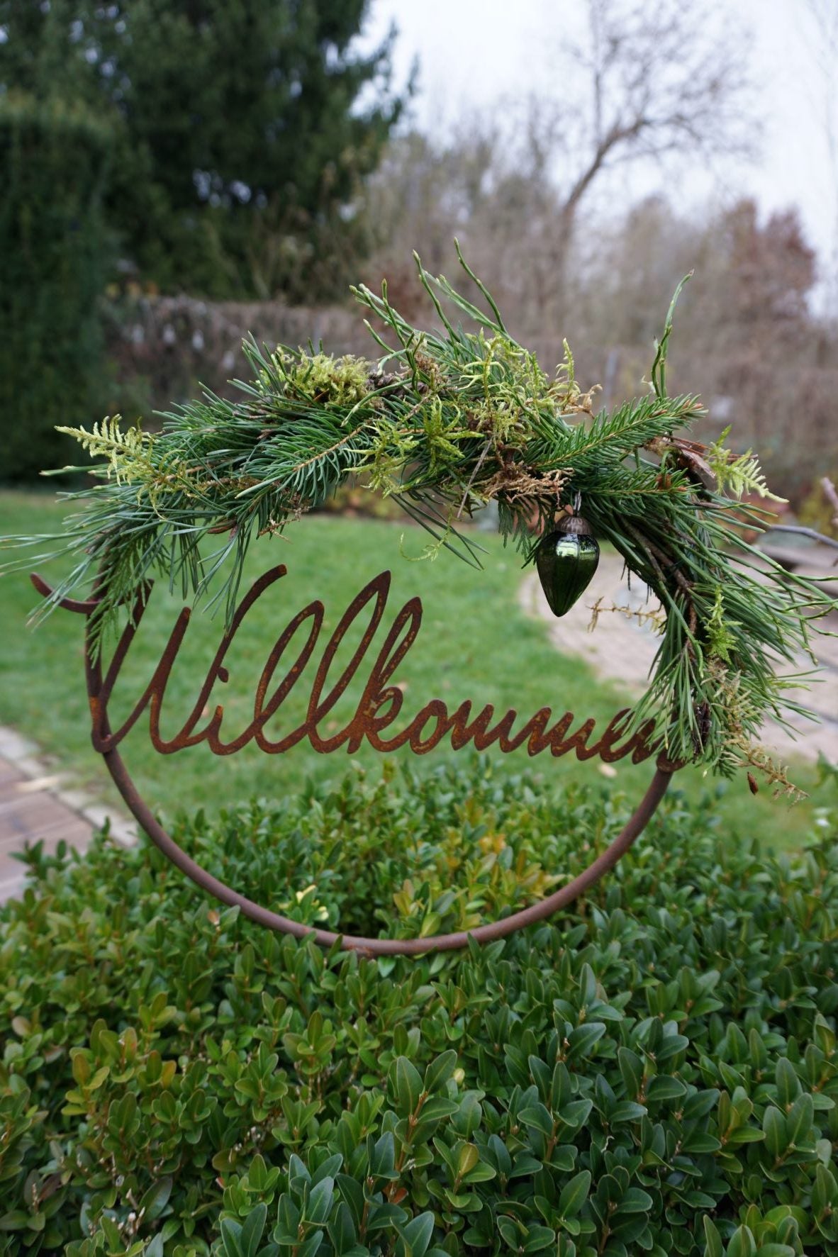 Ring "WELCOME" with sleeve