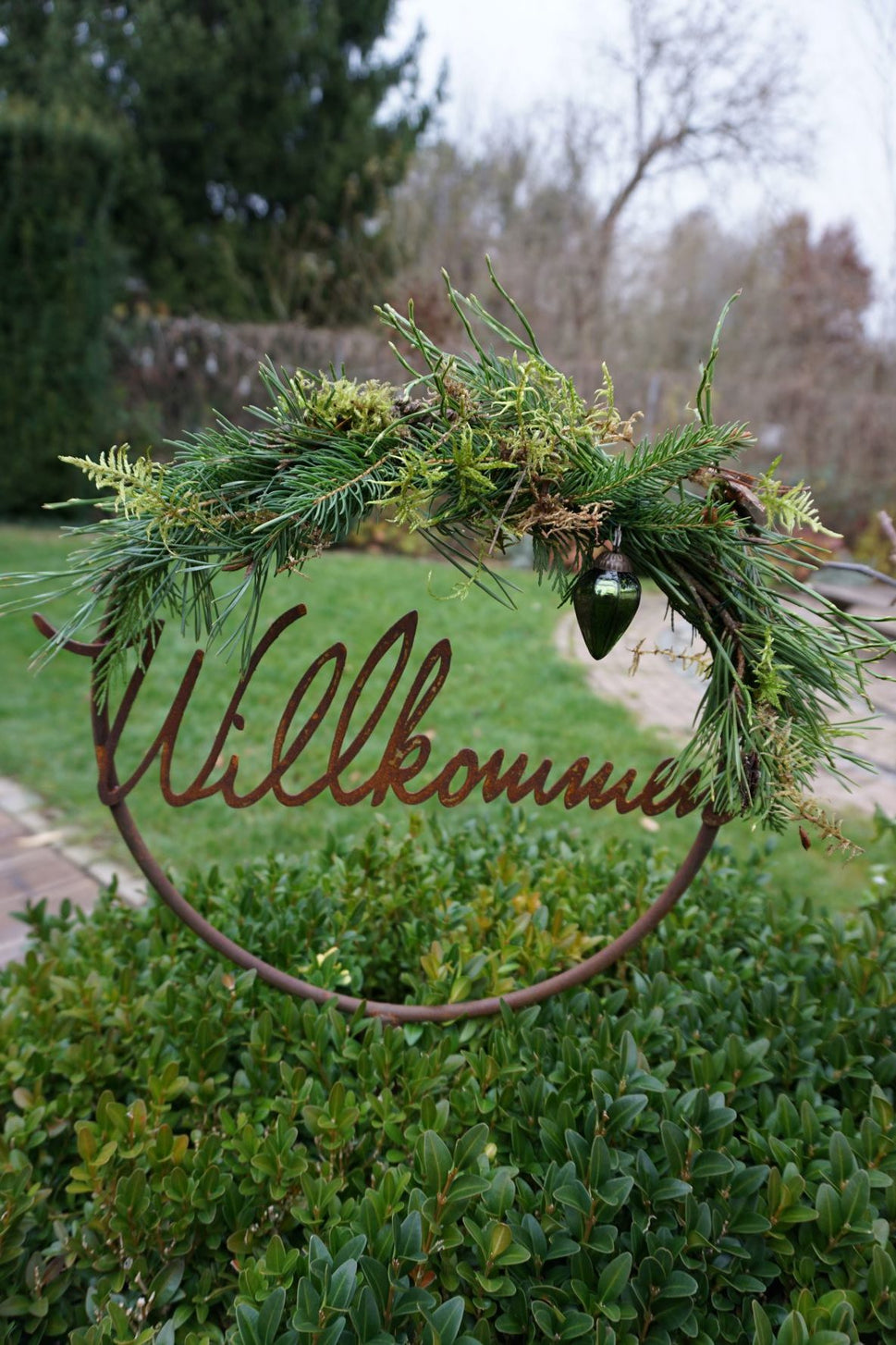 Ring "WELCOME" with sleeve
