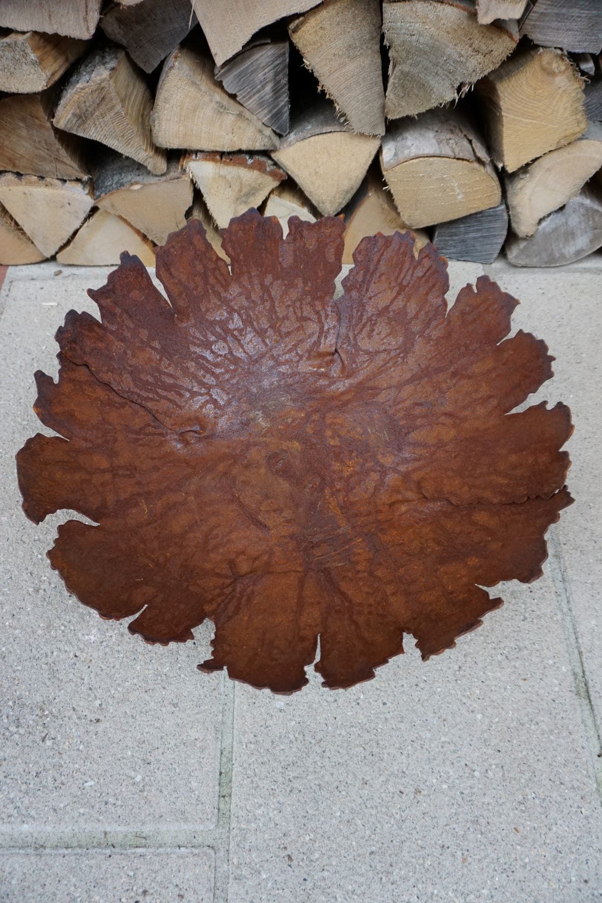 Edelrost Rissschale gross