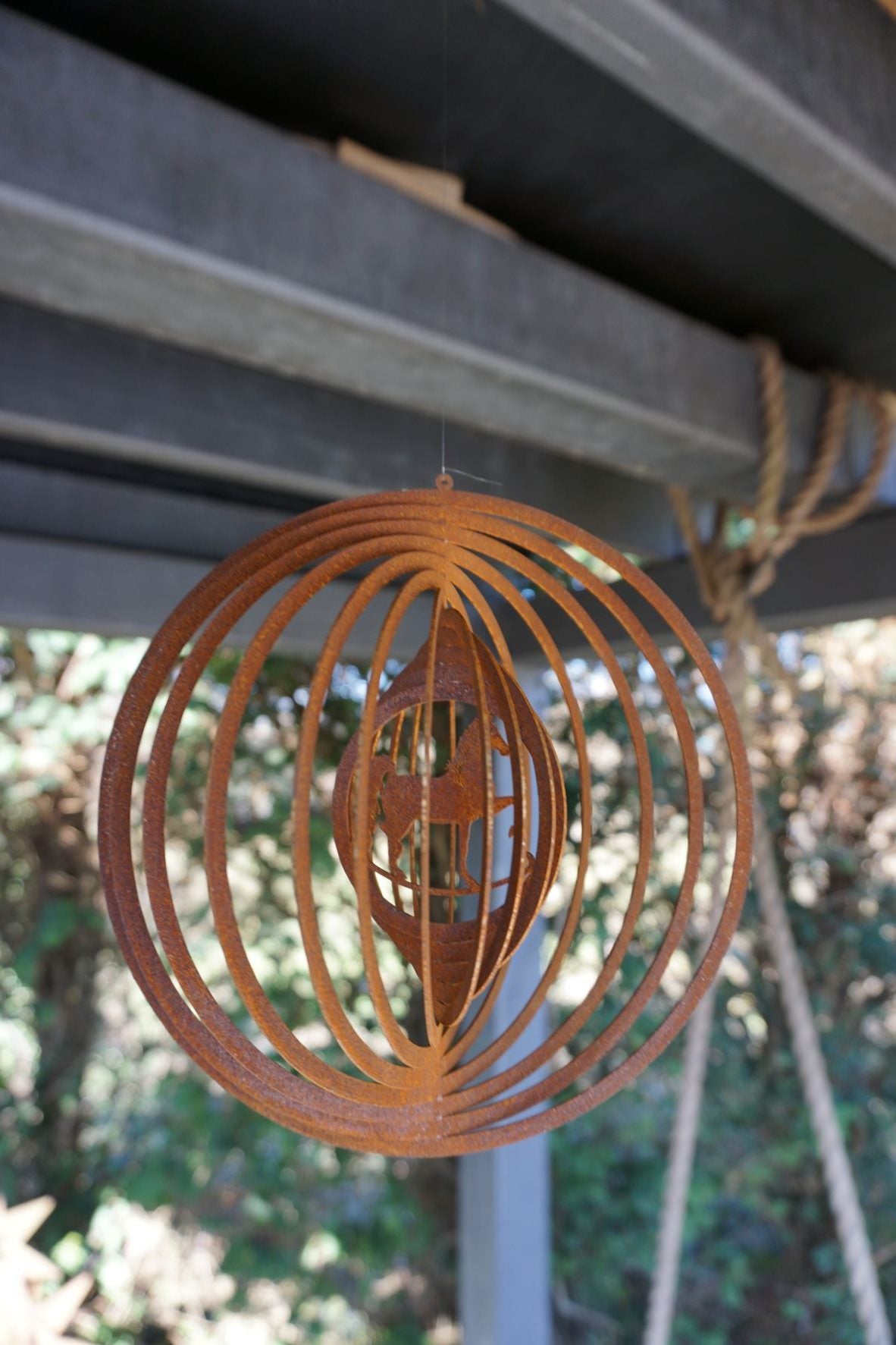 Windspiel Spirale "Pferd"