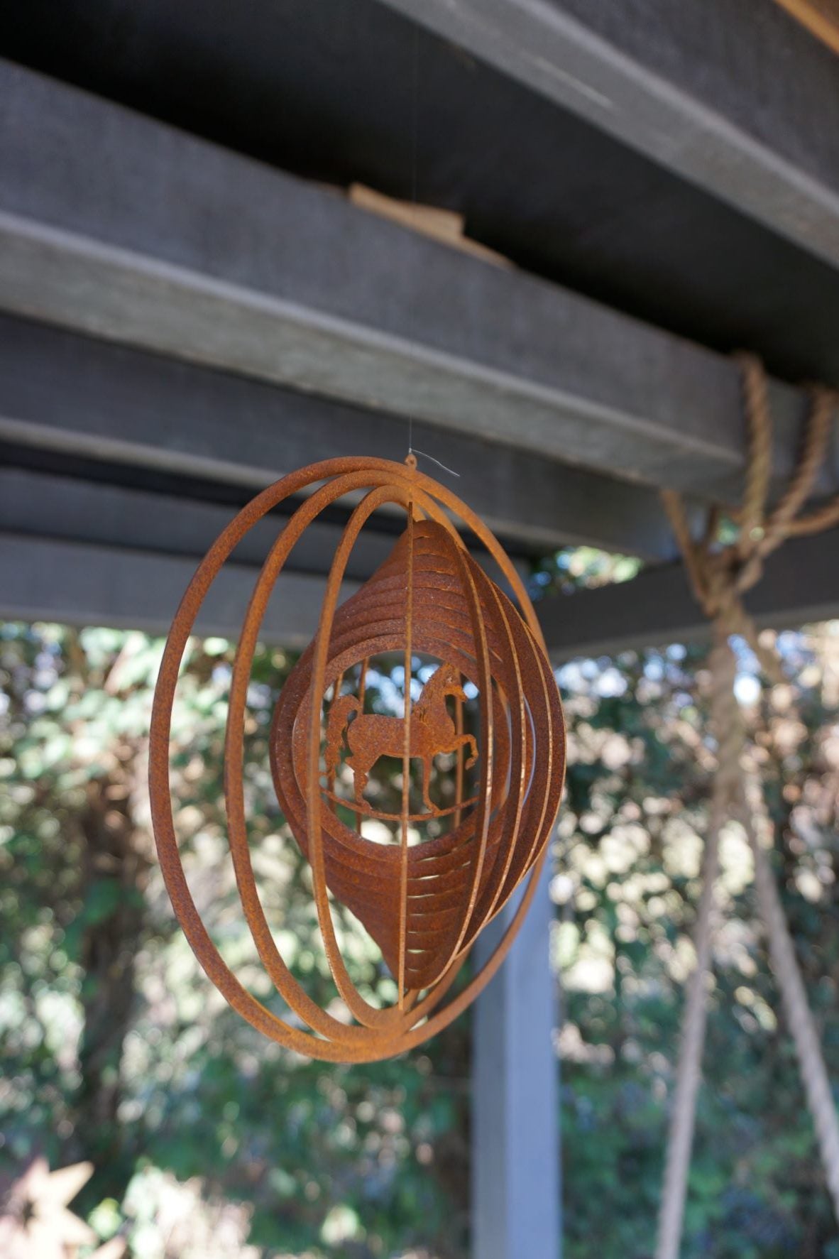 Windspiel Spirale "Pferd"