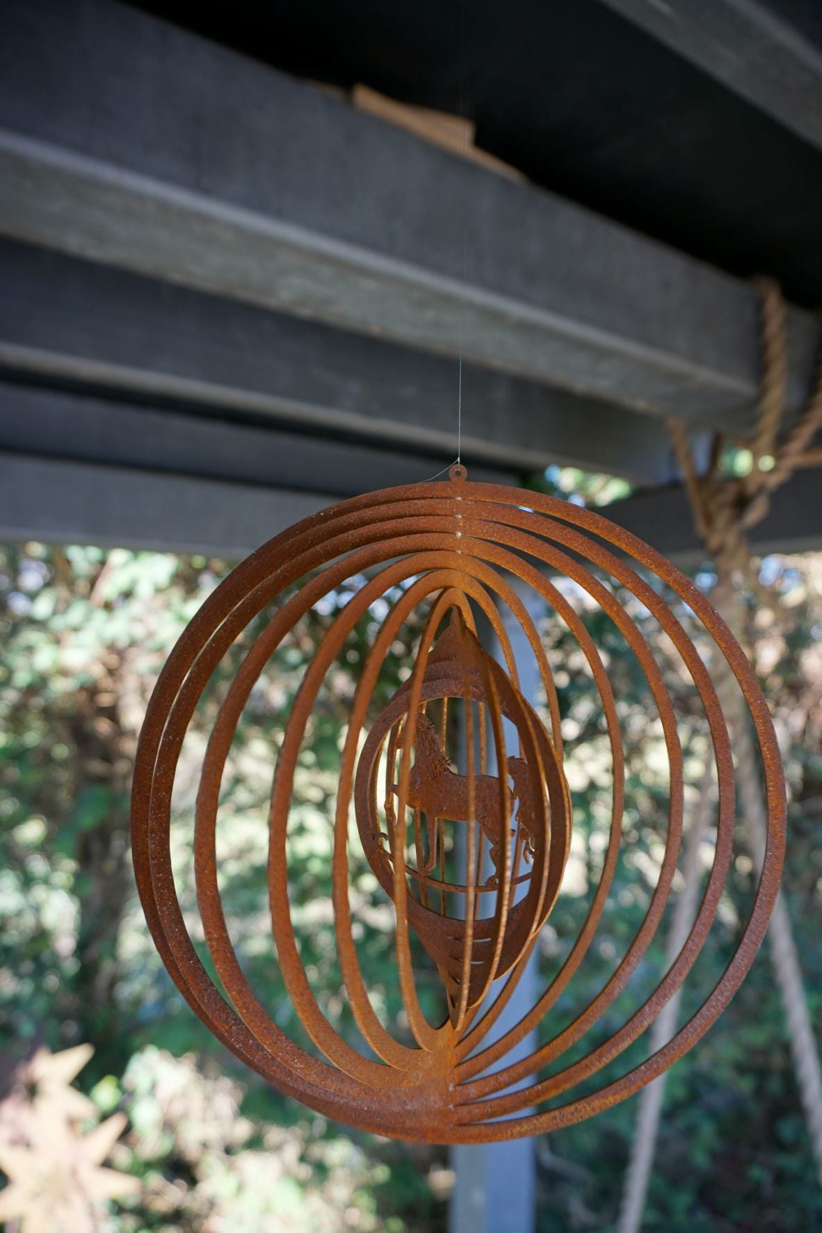 Windspiel Spirale "Pferd"