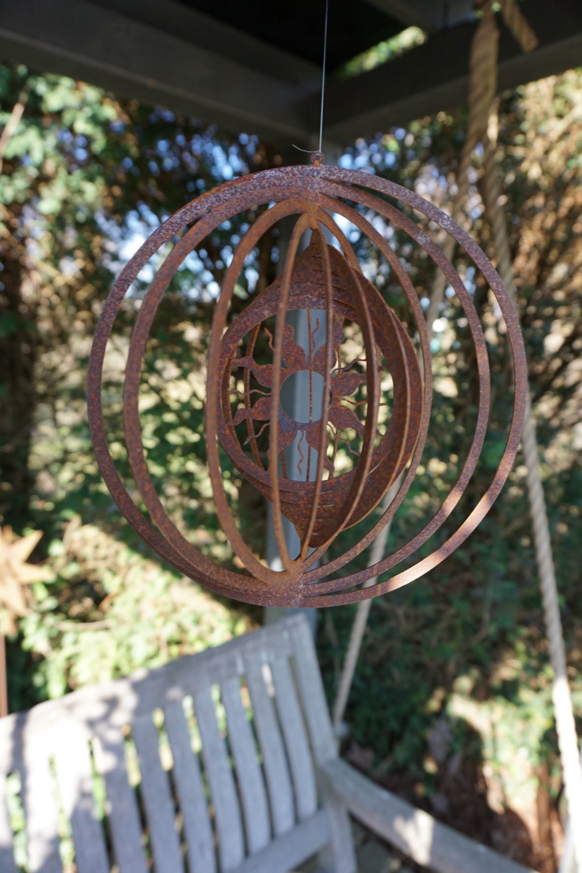 Windspiel Spirale "Sonne"