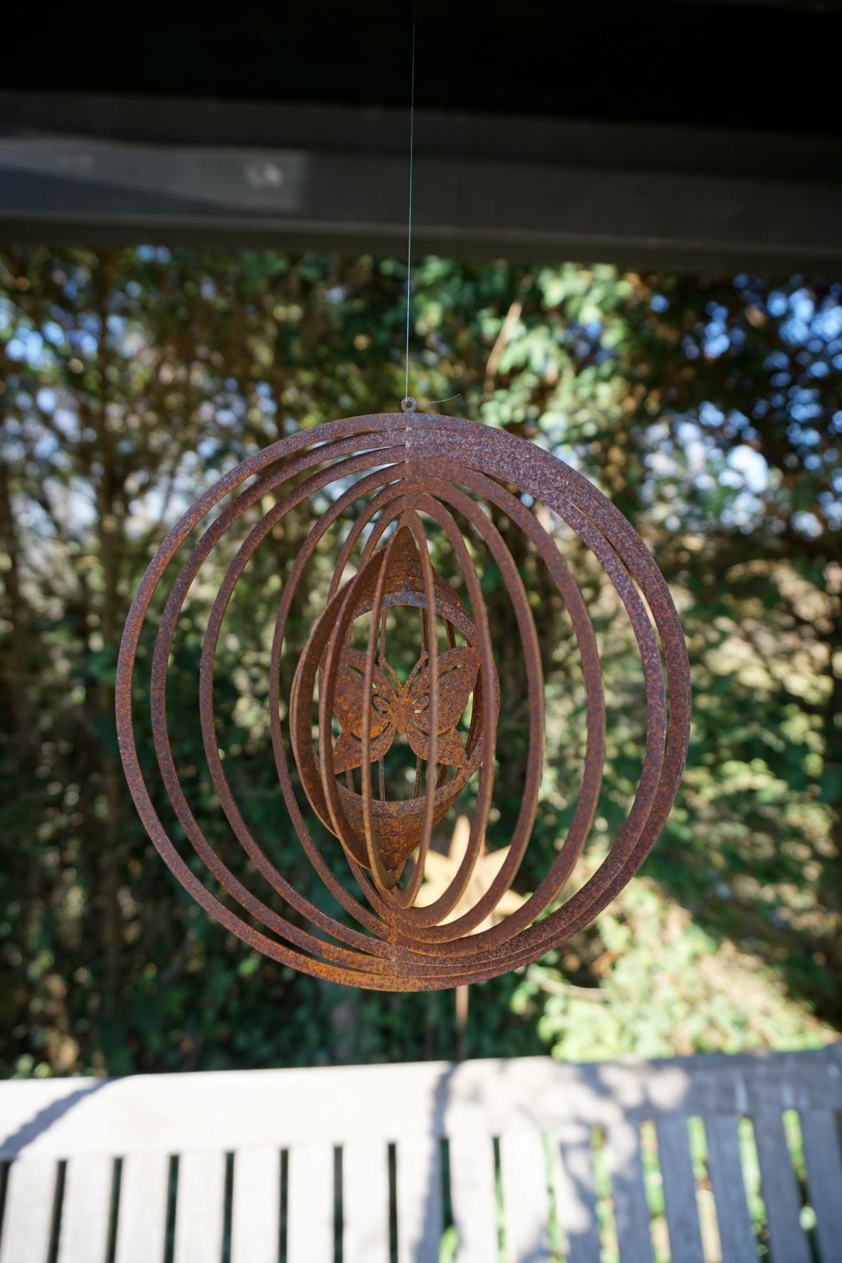 Wind Spinner Spiral "Butterfly"