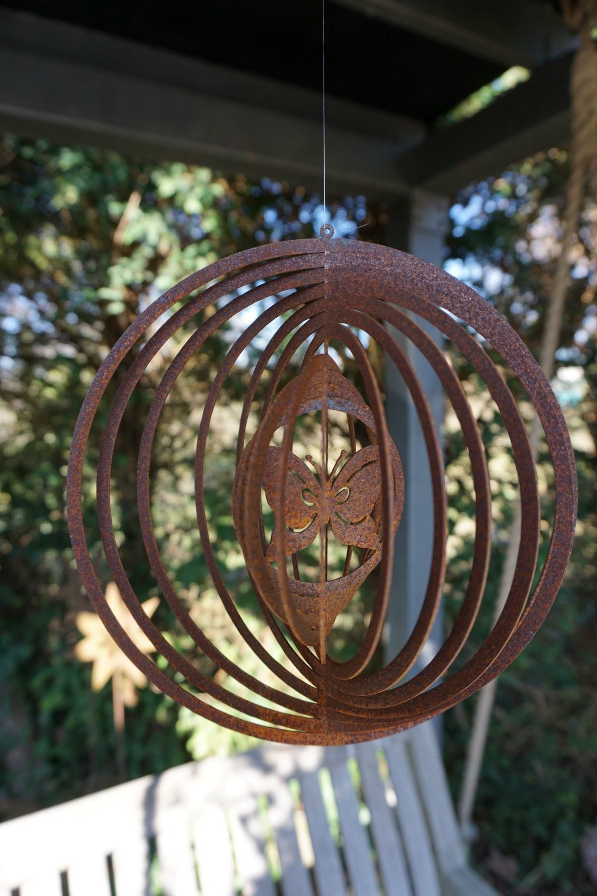 Wind Spinner Spiral "Butterfly"