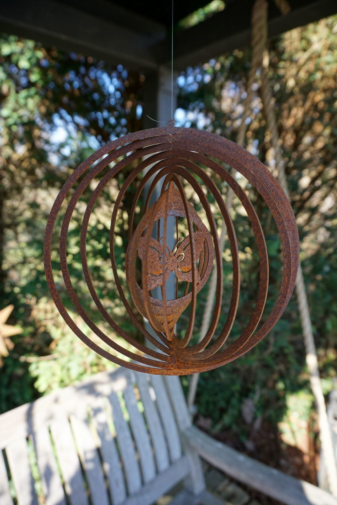 Wind Spinner Spiral "Butterfly"
