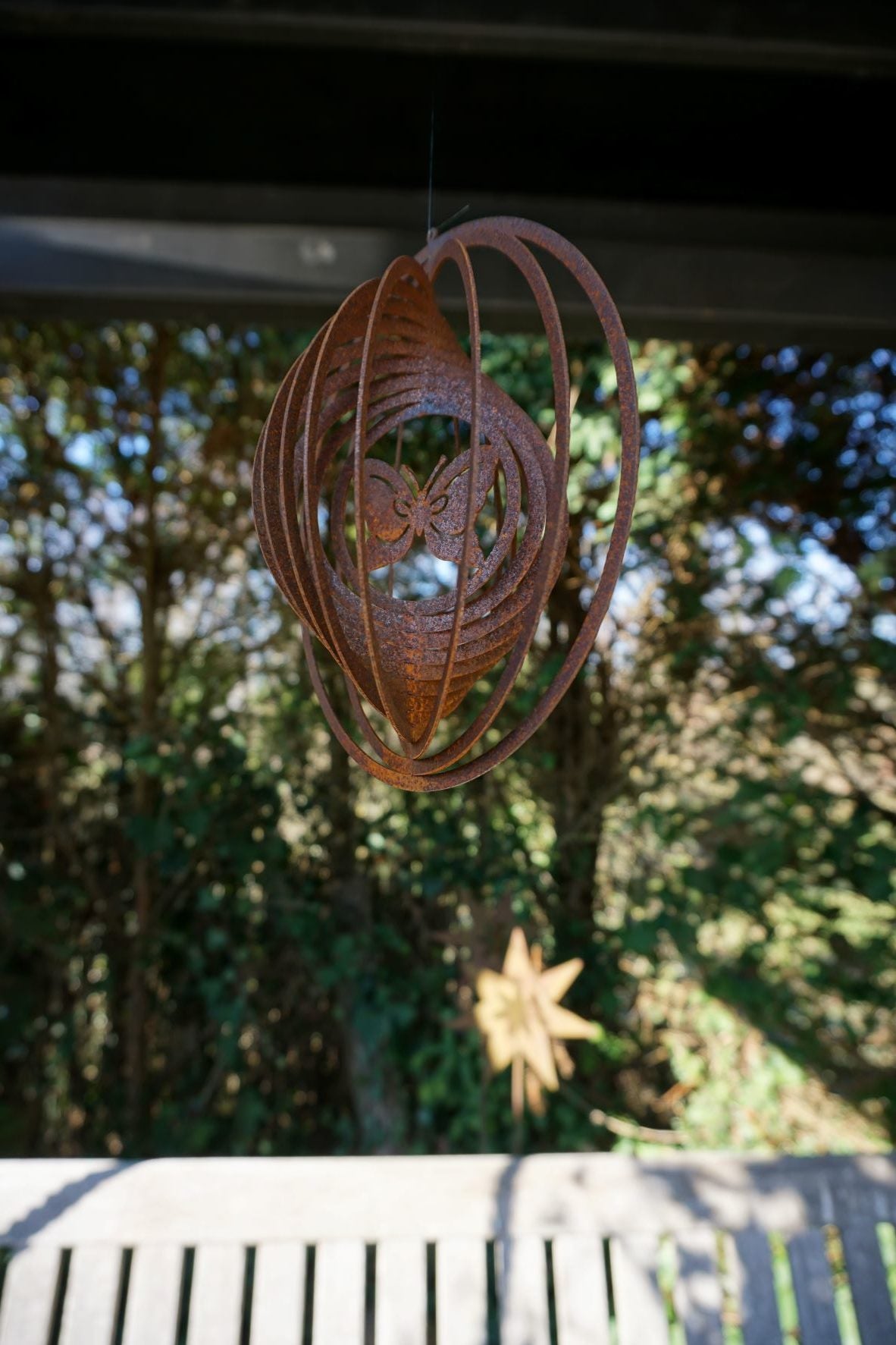 Wind Spinner Spiral "Butterfly"