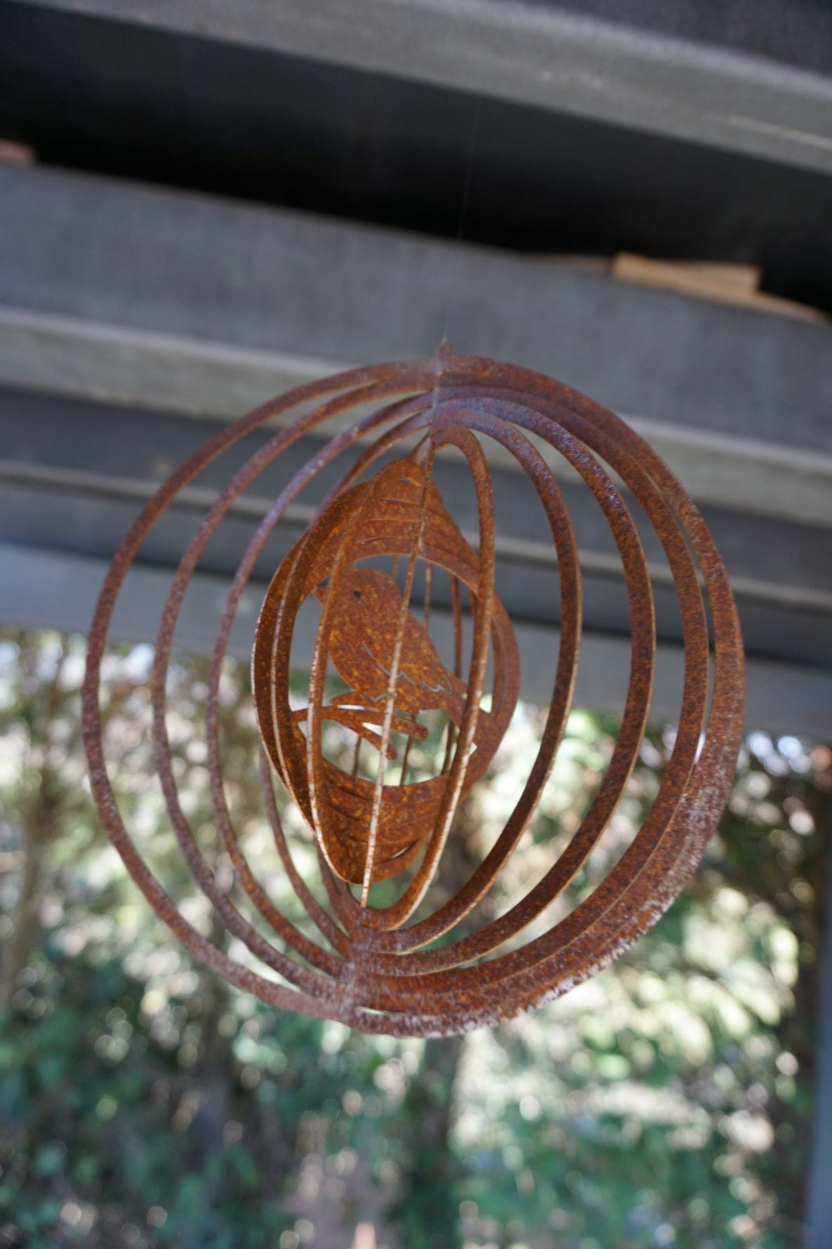 Windspiel Spirale "Spatz"