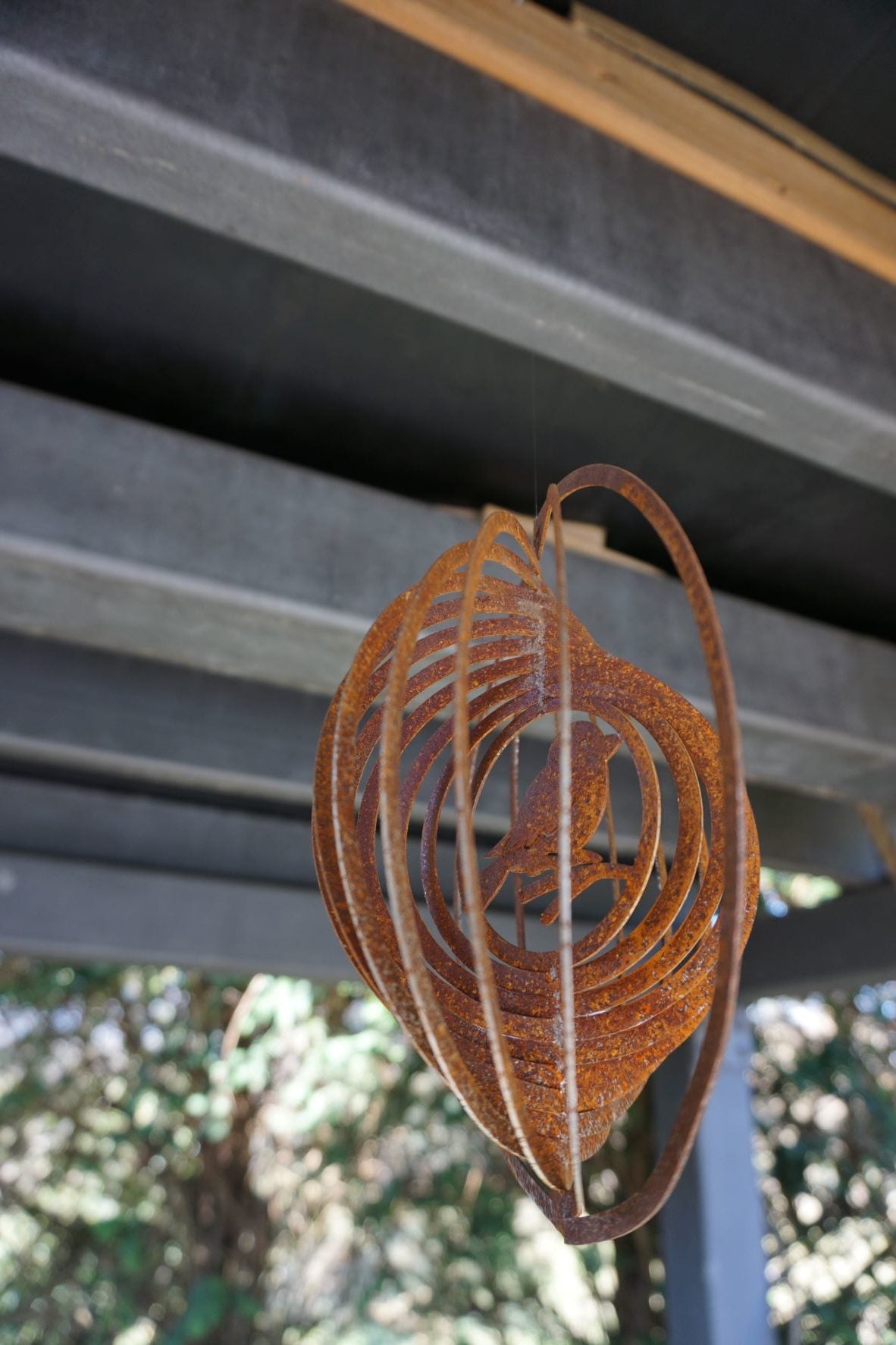 Windspiel Spirale "Spatz"