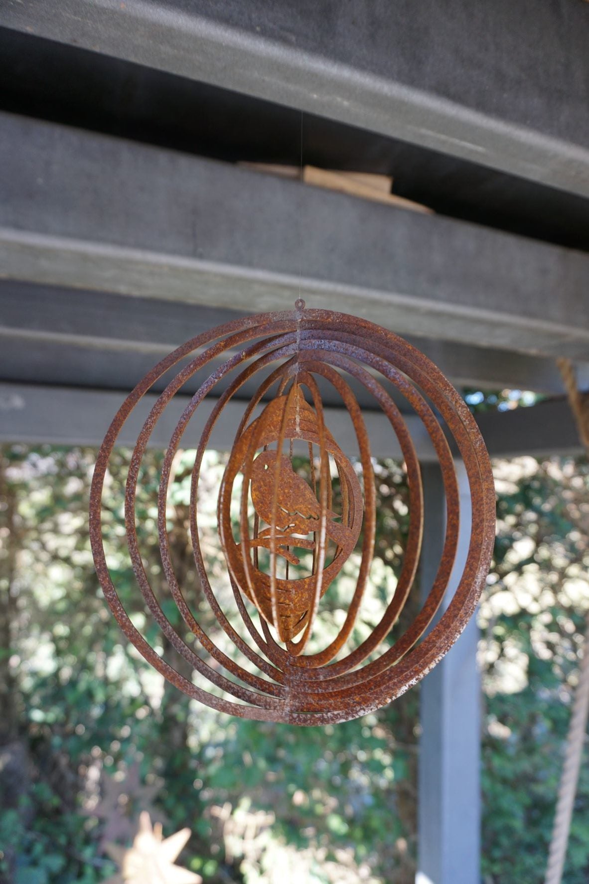 Windspiel Spirale "Spatz"