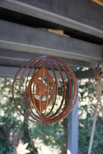 Carillon éolien en spirale "Moineau"