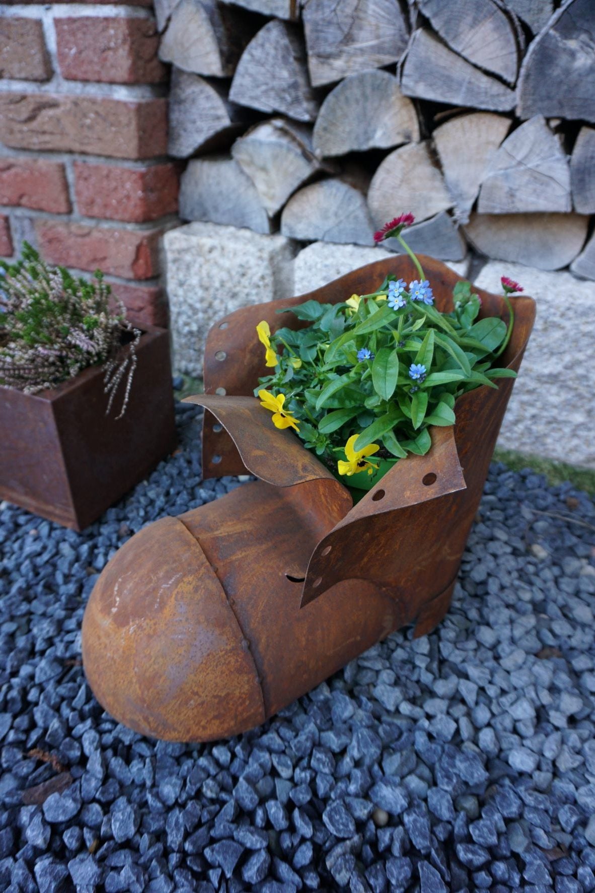 Jardinière "vieille chaussure"