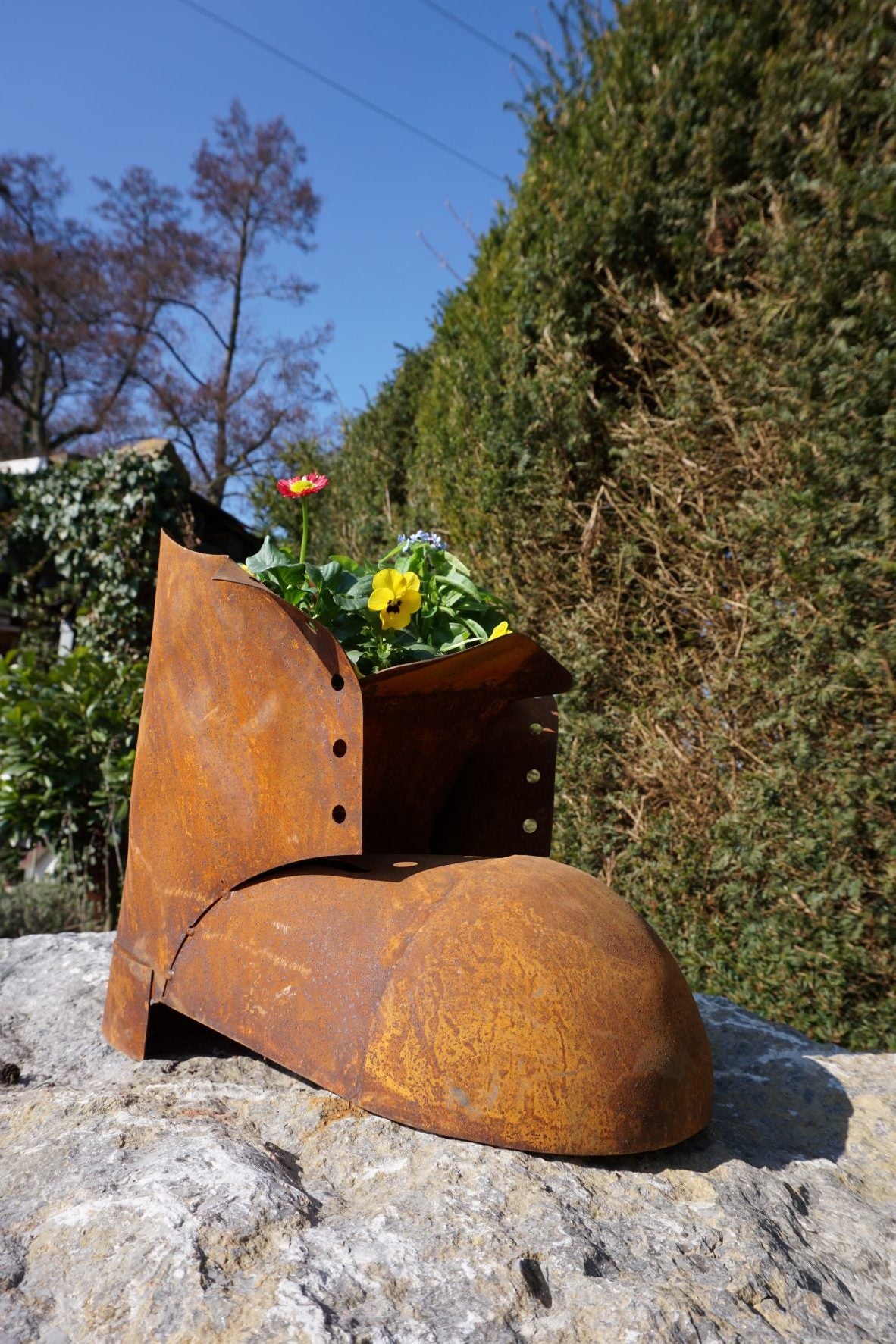 Jardinière "vieille chaussure"