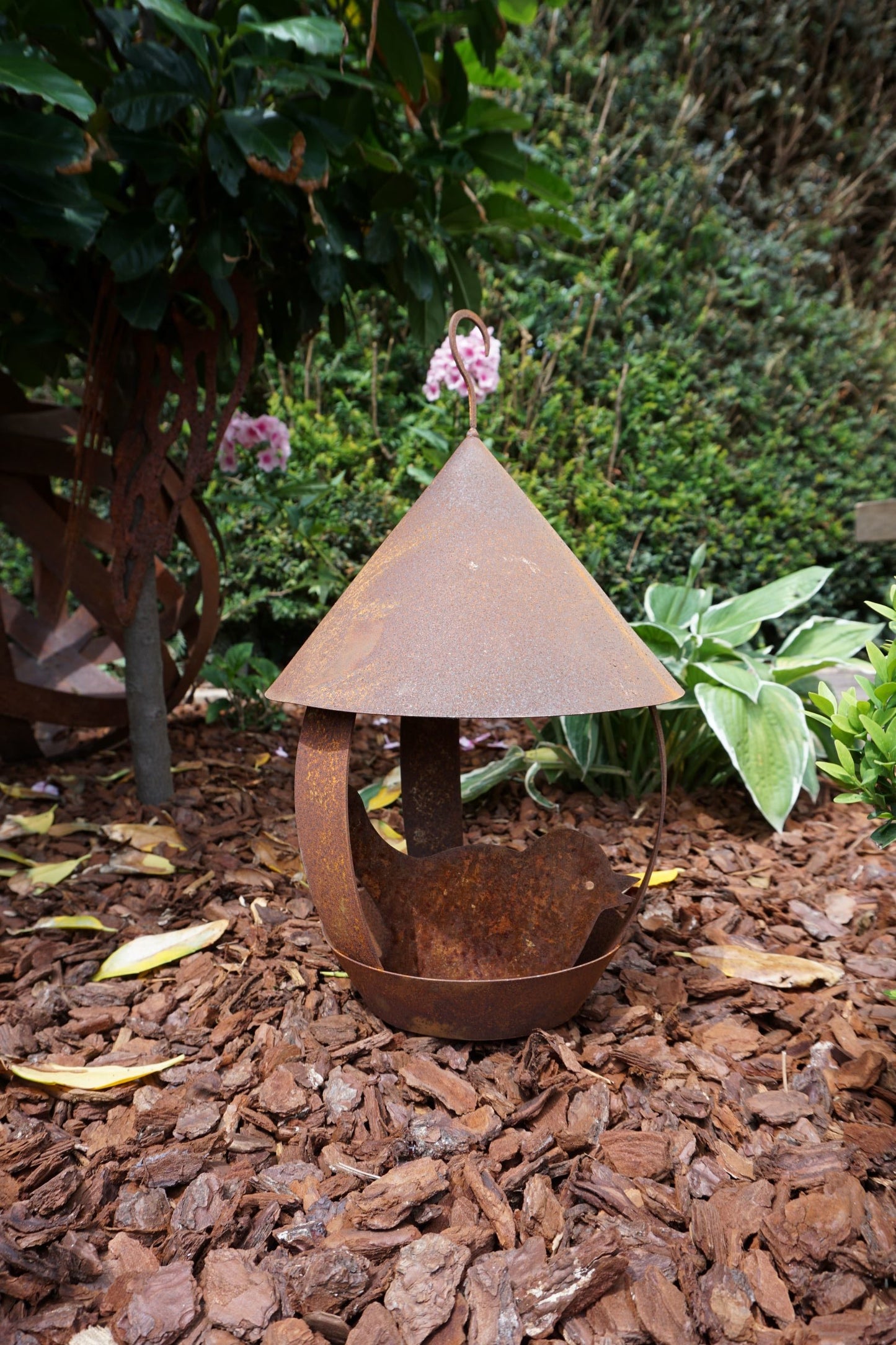 Edelrost Vogelhaus Deluxe rund