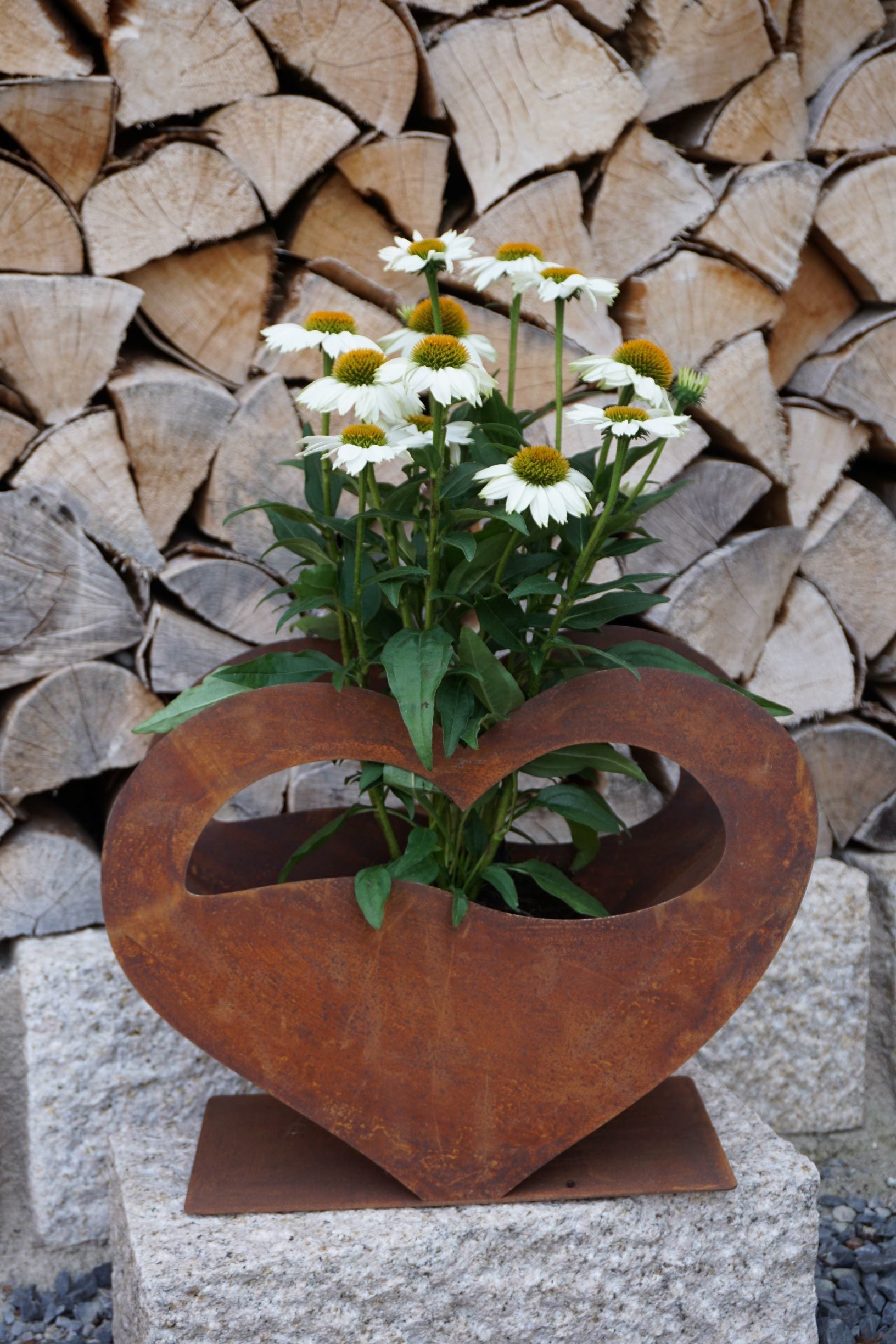 Large Heart Planter