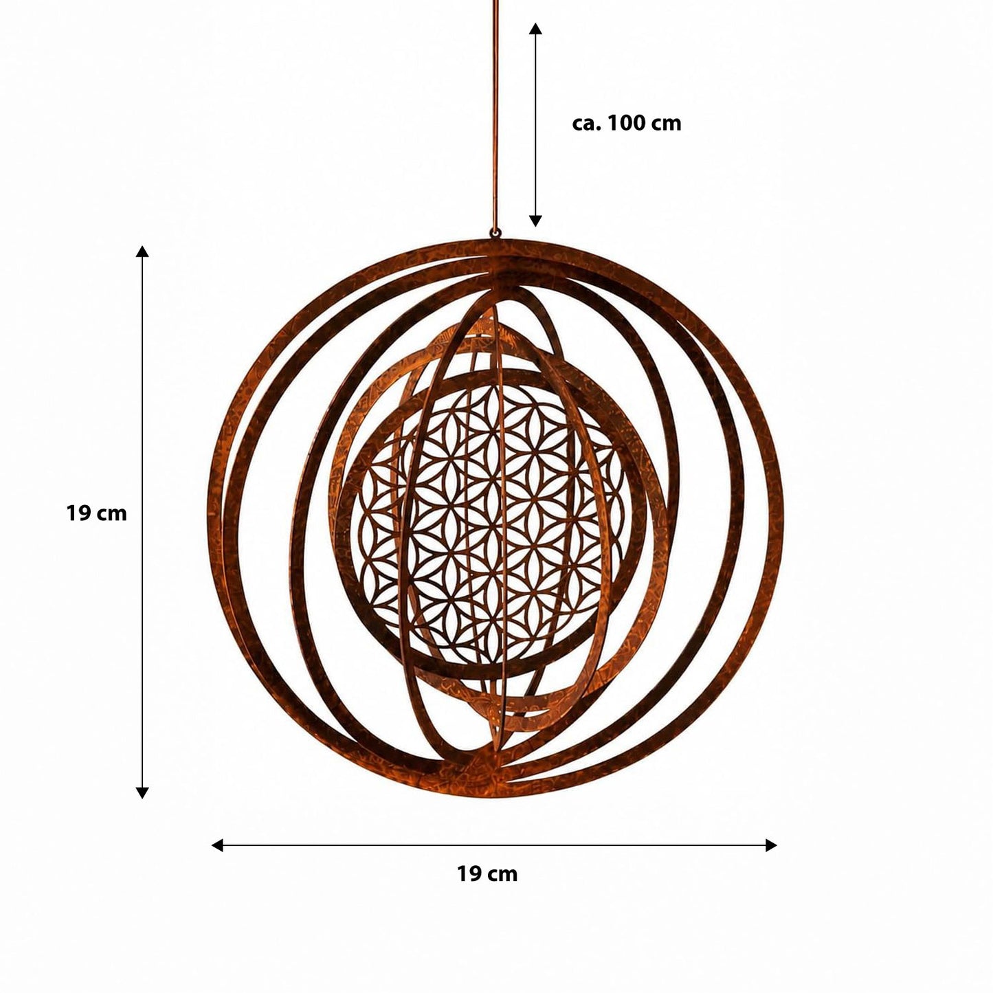 The Original! "Flower of Life" Wind Chime