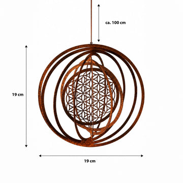 The Original! "Flower of Life" Wind Chime
