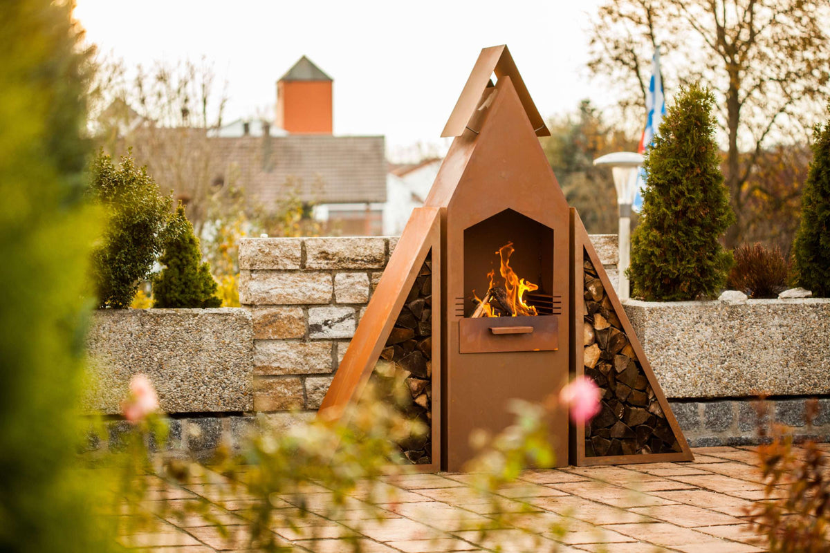 Barbecue pyramidale