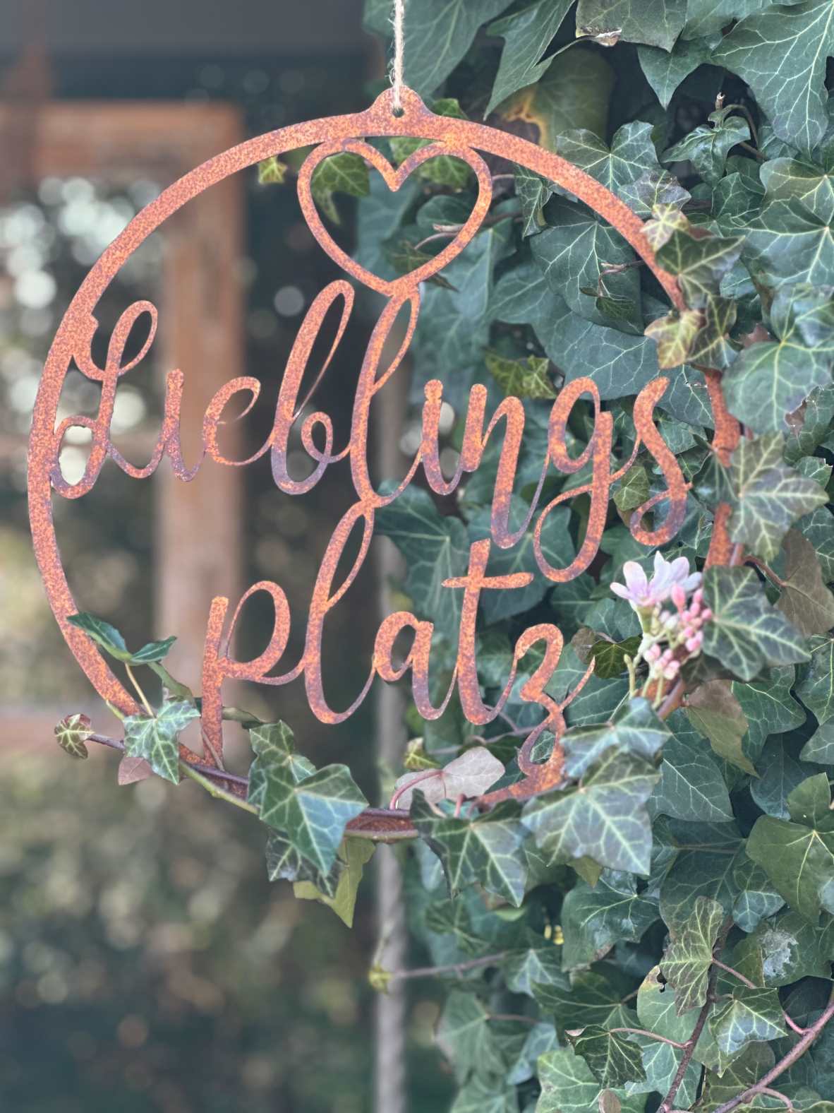 Schild "Lieblingsplatz"