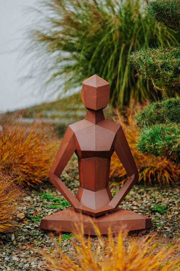 Sculpture en acier Corten - Équilibre -