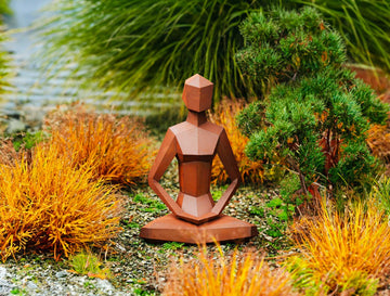 Sculpture en acier Corten - Équilibre -