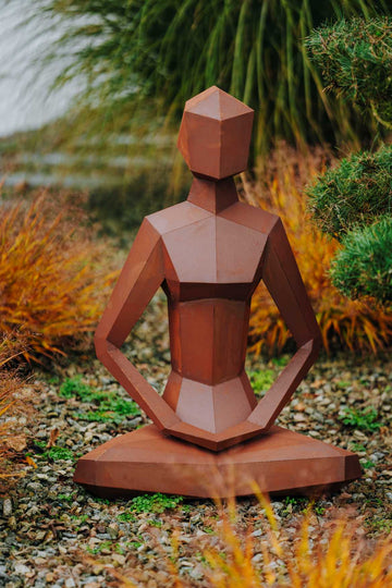Sculpture en acier Corten - Équilibre -