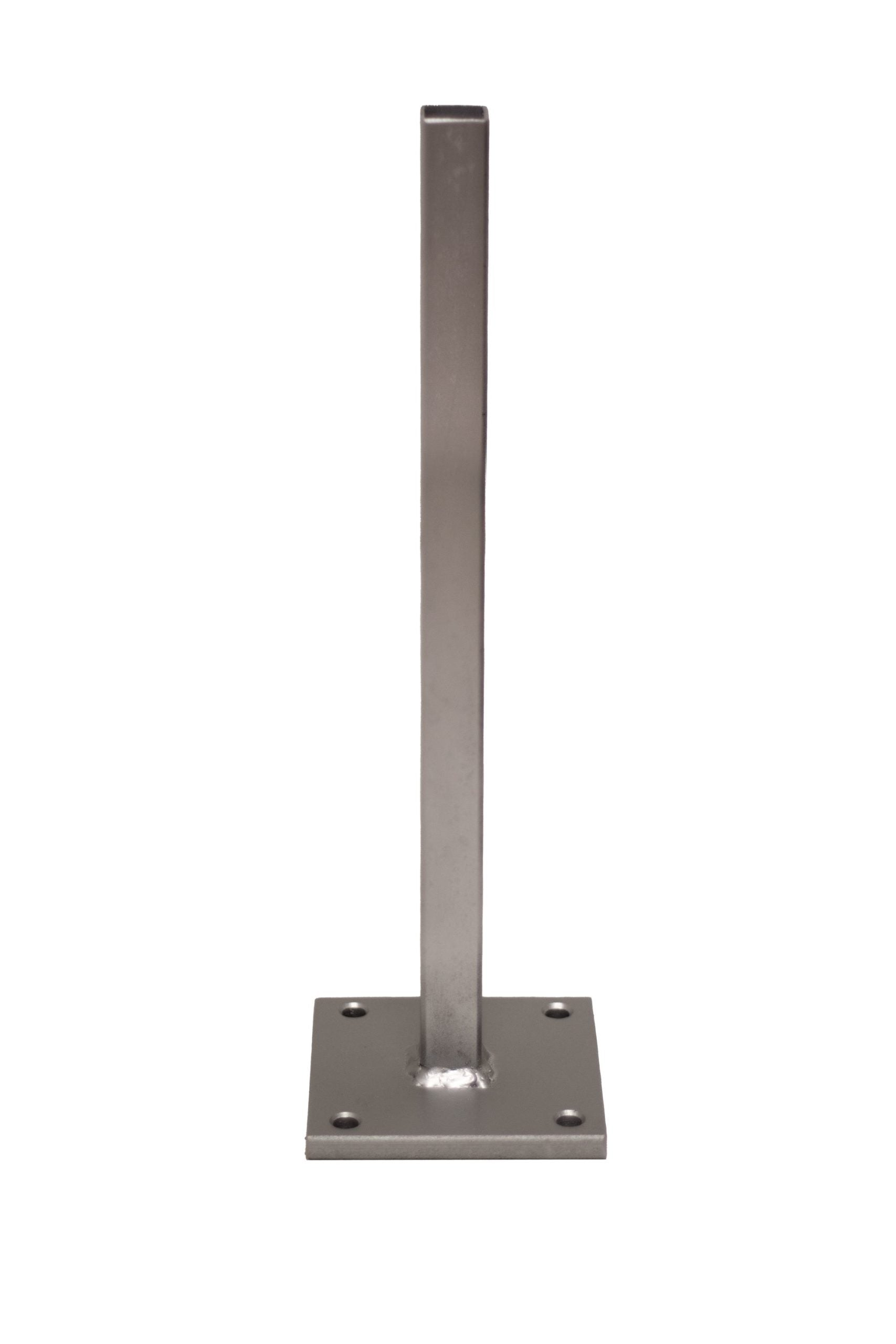 Standfuß zum Andübeln, für Sichtschutzwand, 2er Set