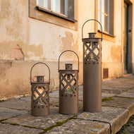 Laterne "Stella" rostbraun
