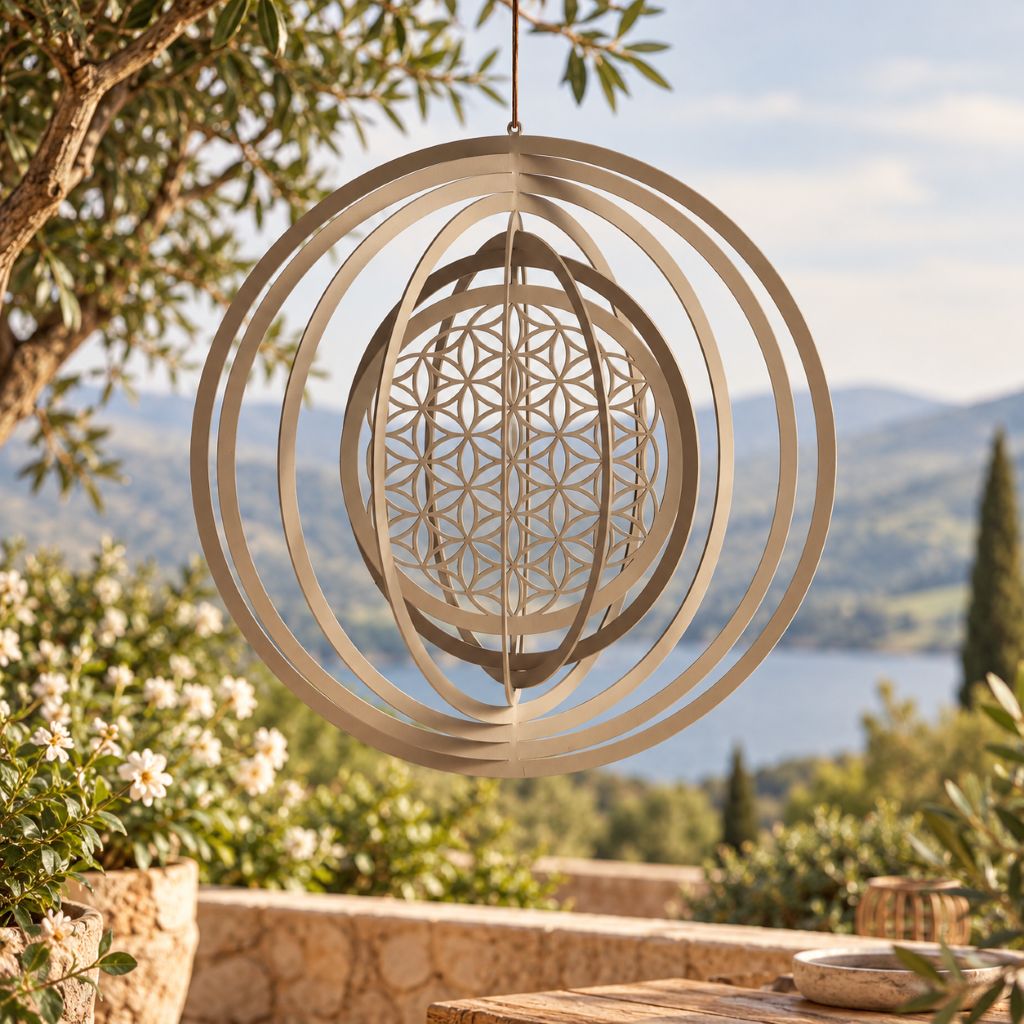 The Original! "Flower of Life" Wind Chime