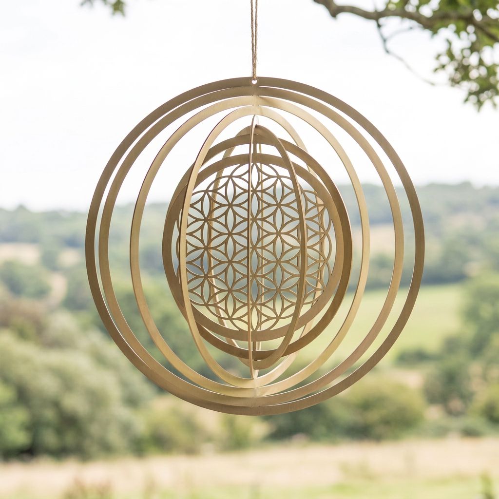 The Original! "Flower of Life" Wind Chime