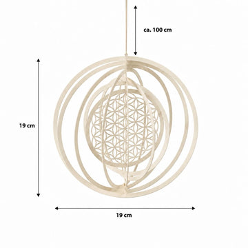 The Original! "Flower of Life" Wind Chime