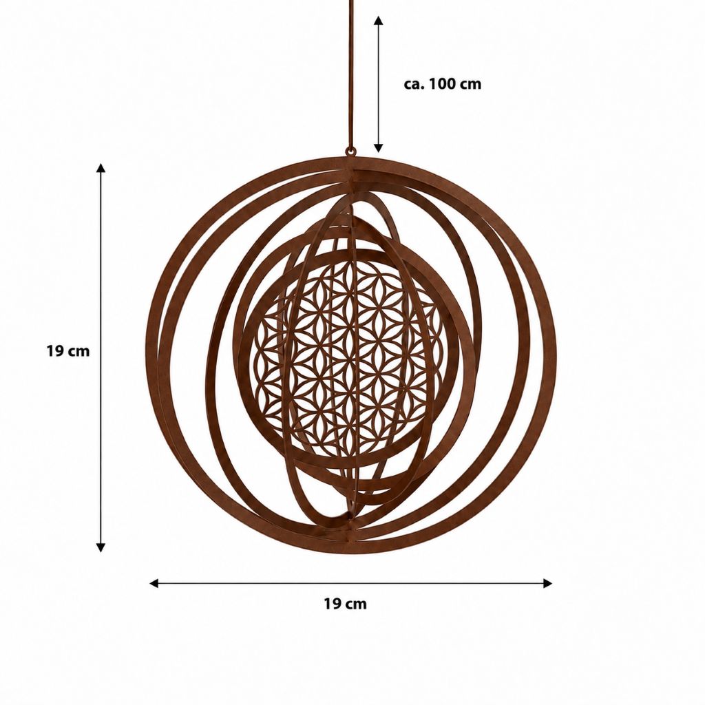 The Original! "Flower of Life" Wind Chime