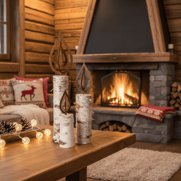Edelrost Flammen 3er Set