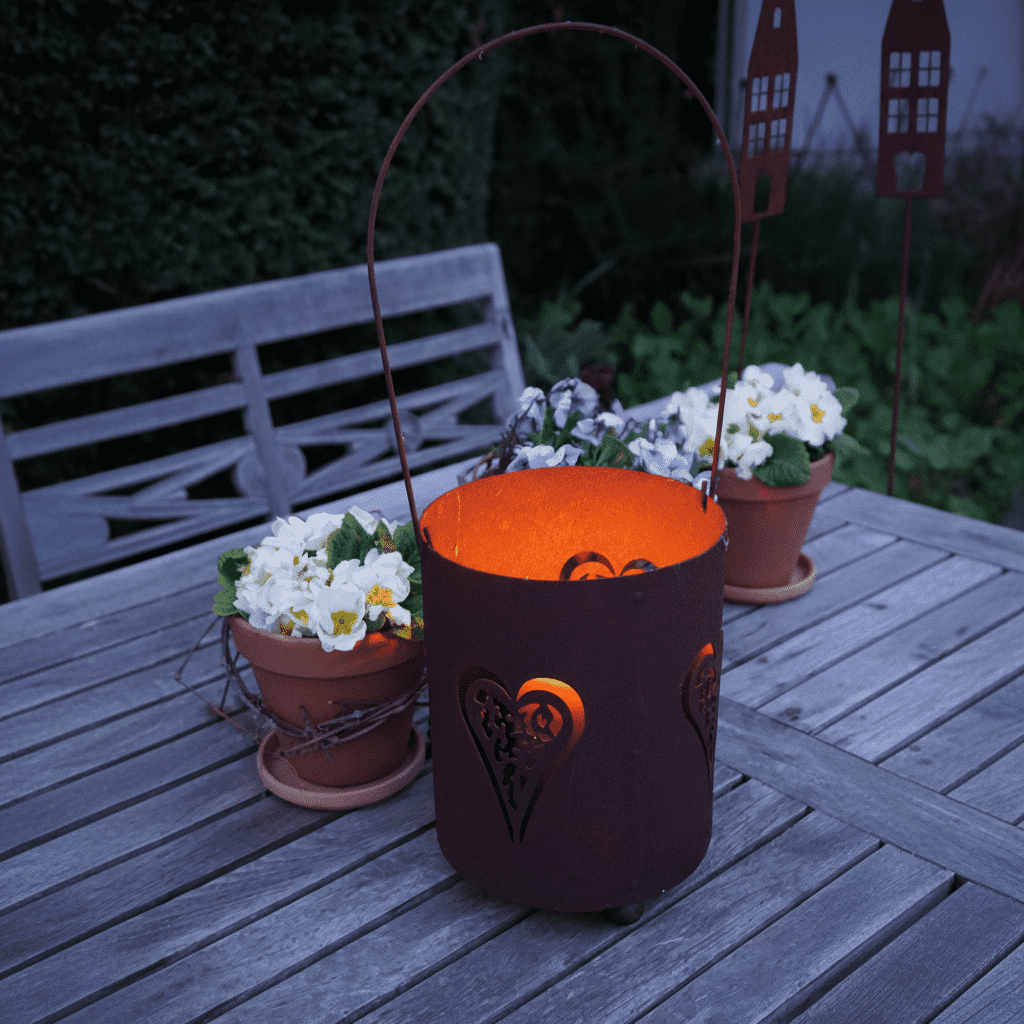 Lantern with heart