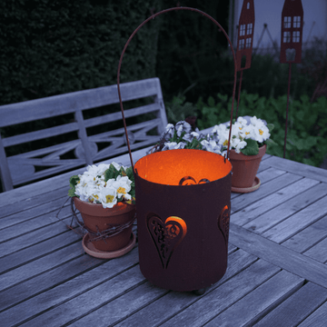 Lantern with heart