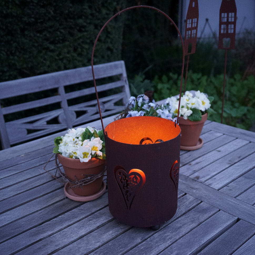 Lantern with heart